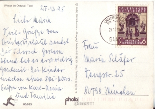 Ötztal - A 1995 95 001 ●